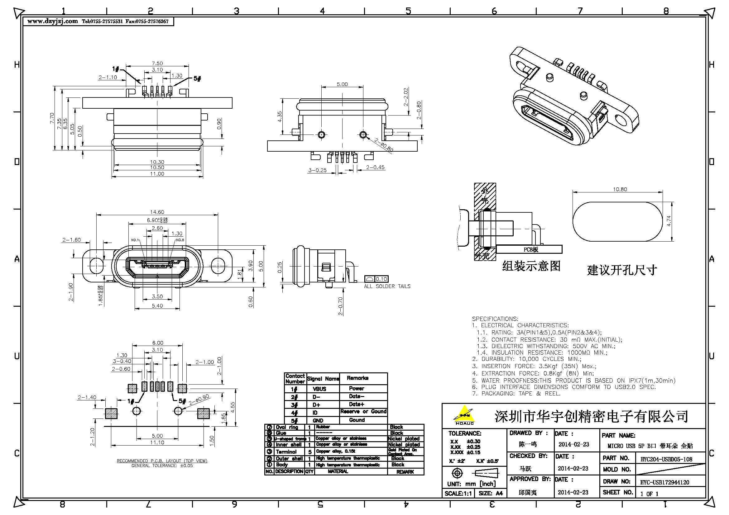 MICRO USB 5P B口 帶防水膠圈 帶耳朵 全貼產(chǎn)品圖.jpg