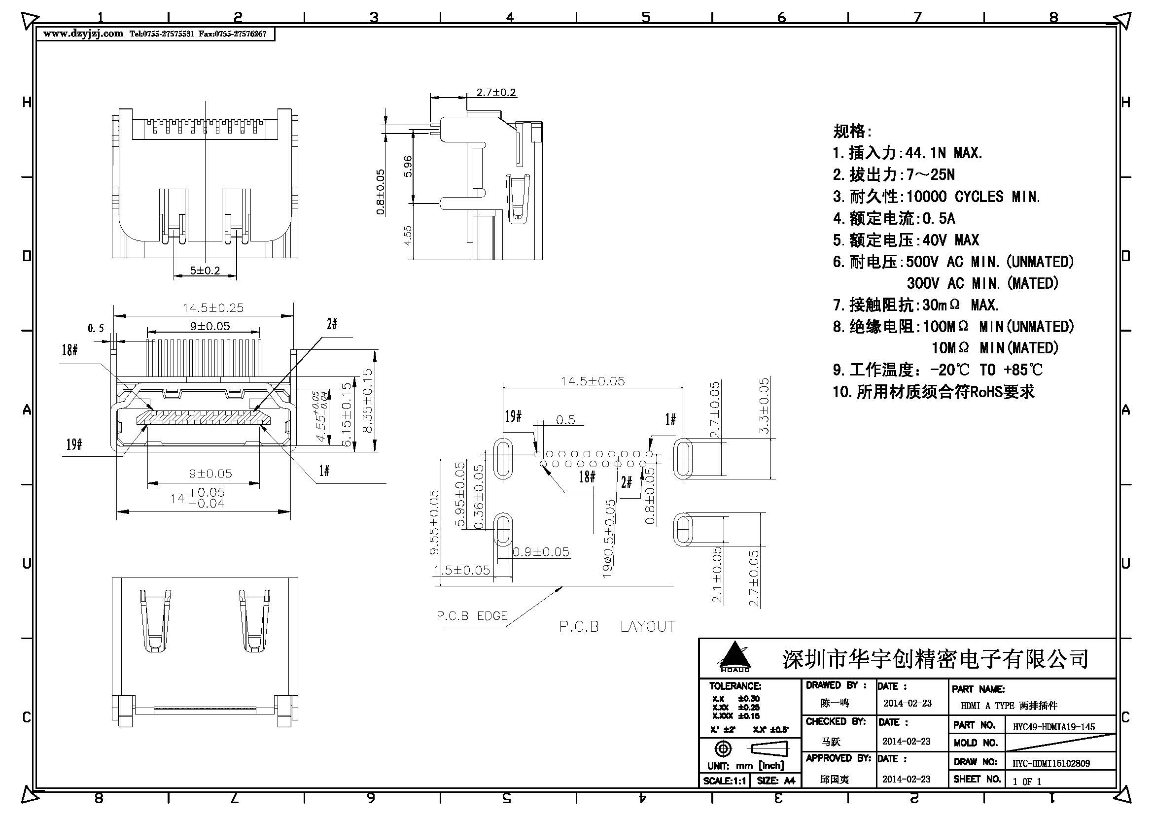 HDMI A TYPE 兩排插件產(chǎn)品圖.jpg