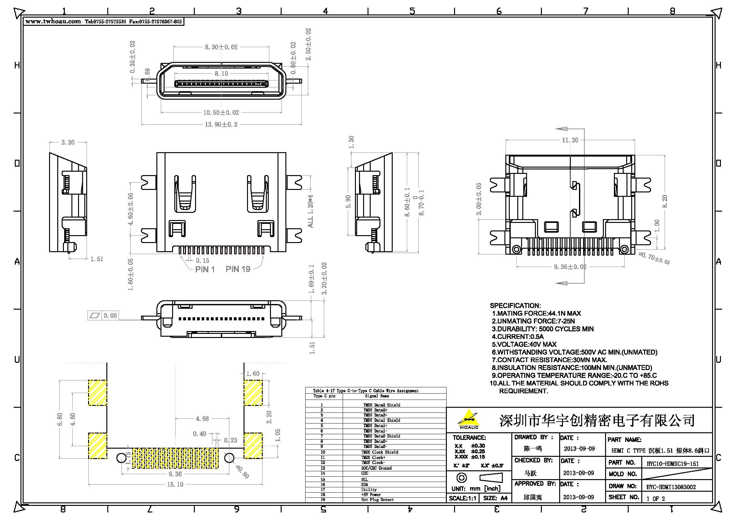 HDMI C TYPE 沉板1.51 短體8.6斜口產(chǎn)品圖_頁(yè)面_1.jpg