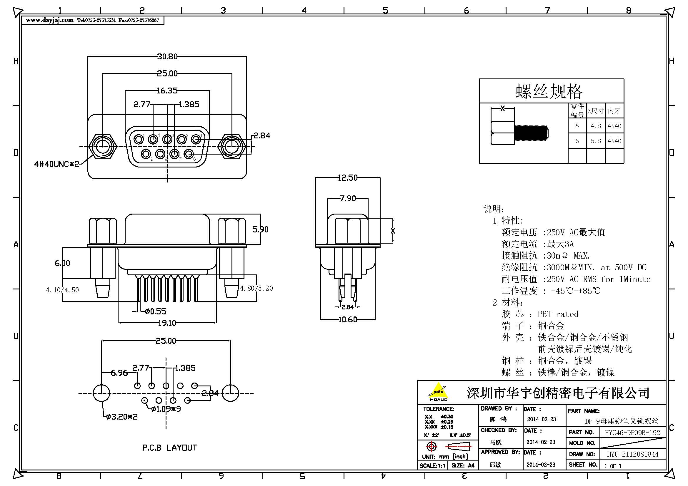 DP-9母座鉚魚叉鎖螺絲產(chǎn)品圖.jpg